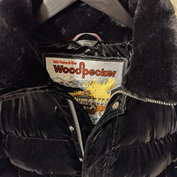 WOODPECKER - MEN'S WOODY BOMBER JACKET - ALL WET BLACK $485 (REGULAR PRICE $785) - Picture 4 of 4